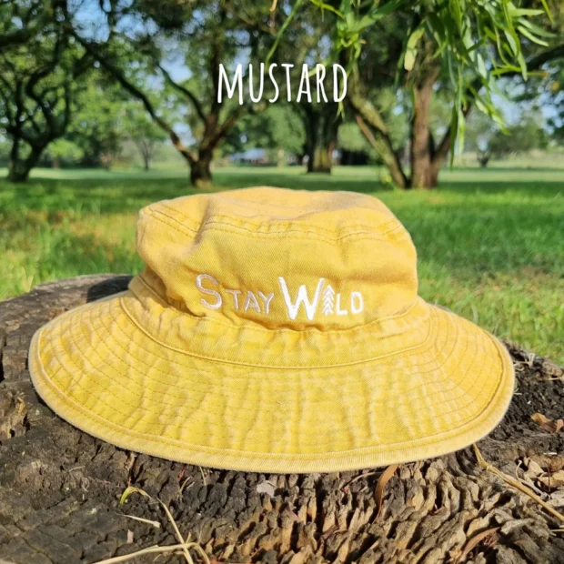 Stay Wild Washed Bucket Hats