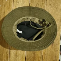 Stay Wild Child Plain Olive Bucket Hats