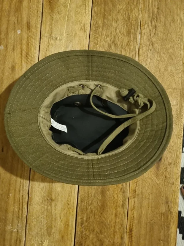 Stay Wild Child Plain Olive Bucket Hats