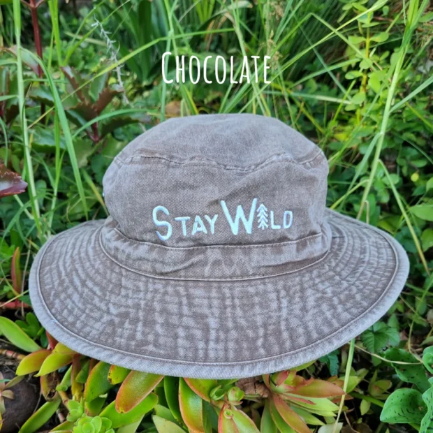 Stay Wild Washed Bucket Hats