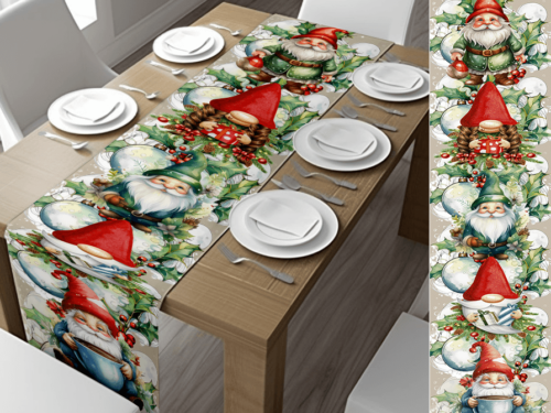 Gnome-tastic Festive Table Runner