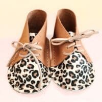 Leopard Print Baby Vellies