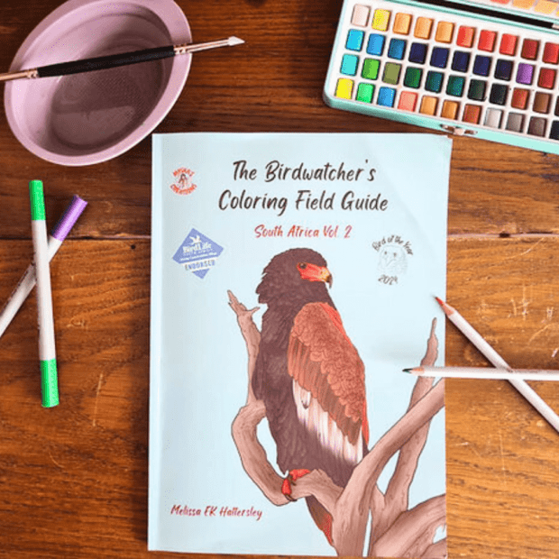 Beautiful Birdwatchers Coloring Field Guide (Vol.2) Endorsed by BirdLife South Africa!