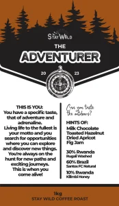 The Adventurer Coffee (Ground or Beans)