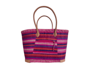 pink rainbow basket