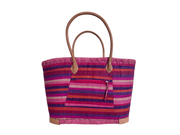 pink rainbow basket