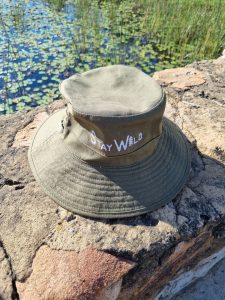 Stay Wild Adult Bucket Hat (Plain Olive)