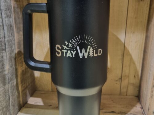 Stay Wild Bird Tumbler - 1.2L Black