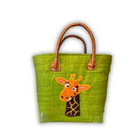 Green Giraffe Adventure Basket - Kids Safari Basket