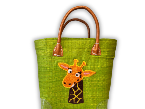 Green Giraffe Adventure Basket