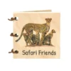 Wooden Baby Book - Safari Friends - Envirokid