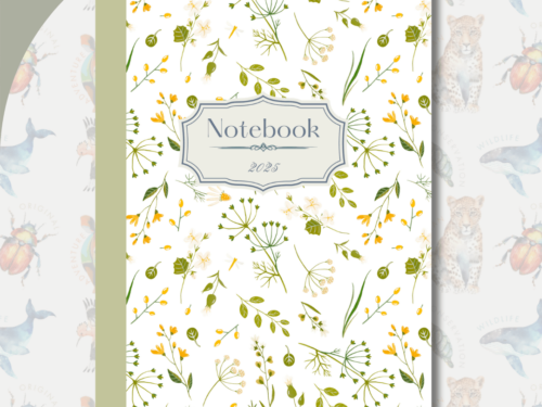 Watercolour Floral Notebook