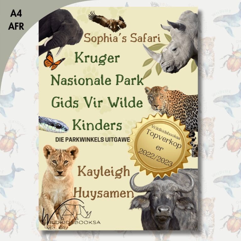 A4 Kruger Nasionale Park Gids vir Wilde Kinders