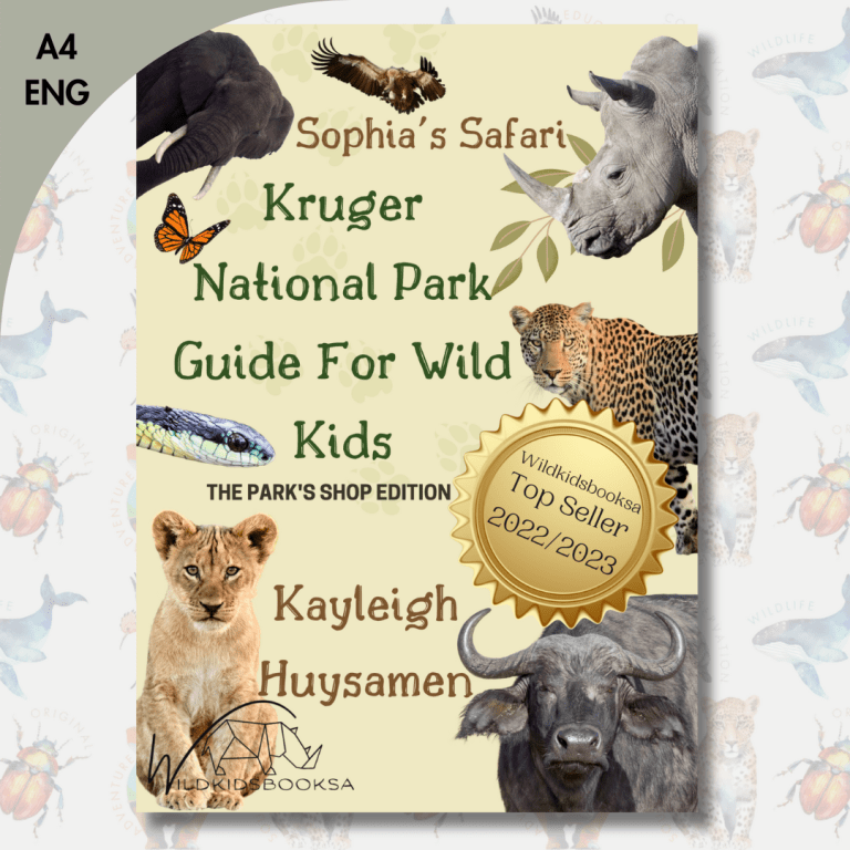 Kruger National Park Guide for Kids (A4 with stickers)