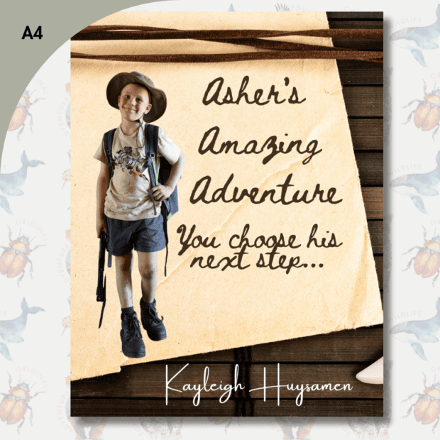 Asher's Amazing Adventure...you choose his next step...(A4) | Local is Lekker ZA | African Gifts