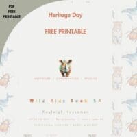 Heritage Day Colouring Poster