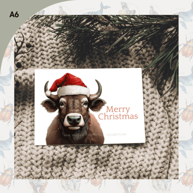 Bullish Christmas Greetings Card