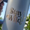 Stay Wild Fern Tumbler – 1.2L Sky Blue