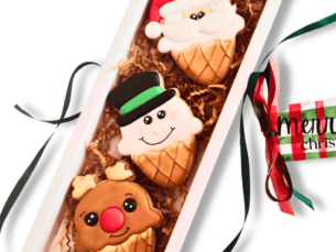 Christmas Cone Cookie Set 