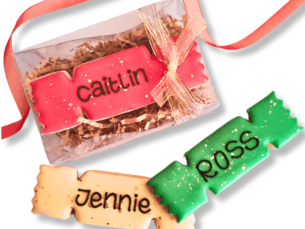 Personalized Christmas Cracker Cookie!