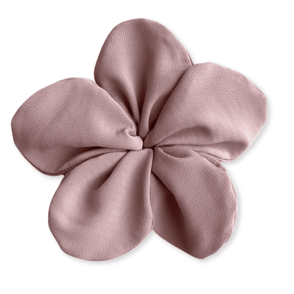 Dusty Pink Flower Scrunchie (S/M)