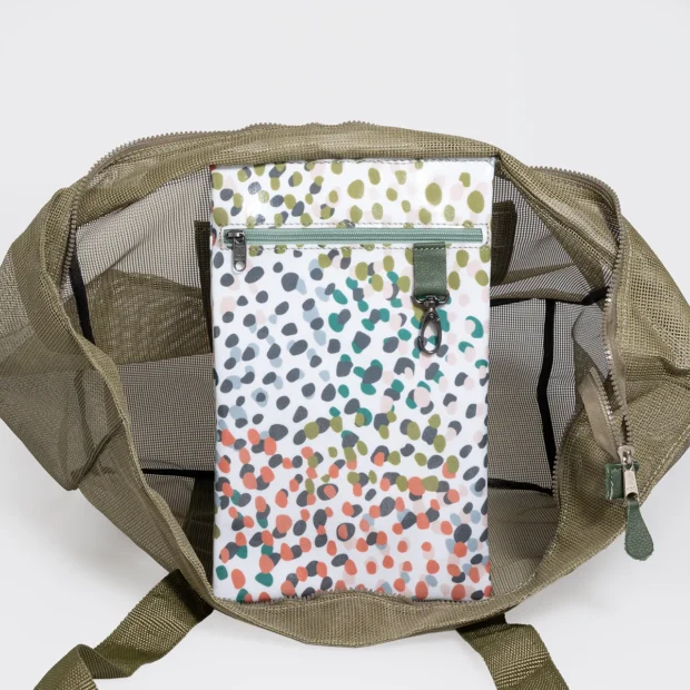 Meshie Jumbo Beach Bag (Olive) | Local is Lekker ZA | African Gifts