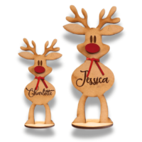 Adorable Wooden Reindeer Decorations