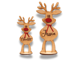 Adorable Wooden Reindeer Decorations