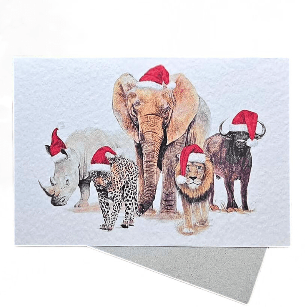 Big 5 Watercolour Christmas Cards