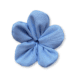 baby blue flower scrunchie