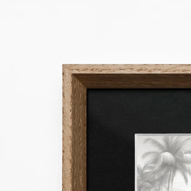 150 x 150mm Artisanal Accent Frame (Square) | Oak Collection | Local is Lekker ZA | African Gifts