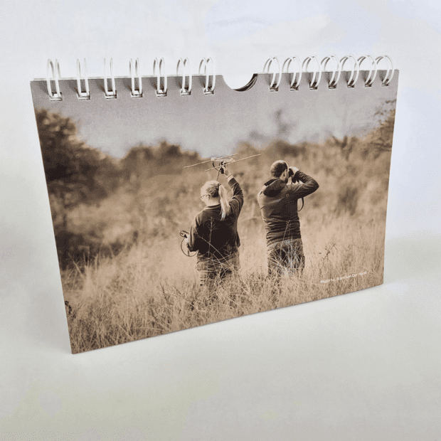 WILDLIFE ACT 2025 DESK CALENDAR ON STAND OR WALL HANG | Local is Lekker ZA | African Gifts