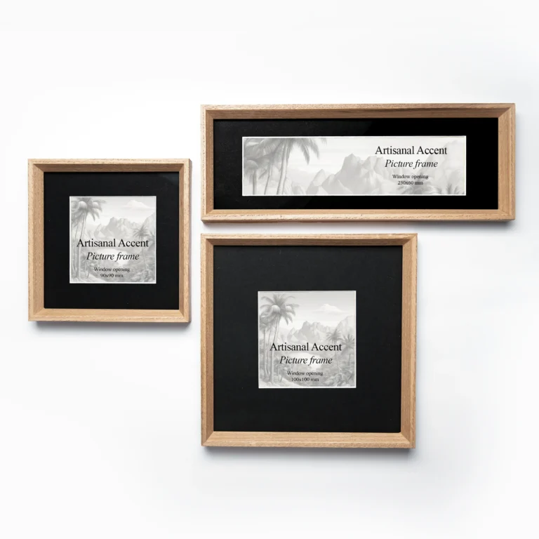 Artisanal Accent Frames (3-set) | Oak Collection