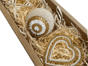 Luxurious Beaded Tree Ornaments