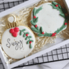 Bauble and Wreathe Cookie Gift Set (Personalized)  | Local is Lekker ZA | African Gifts