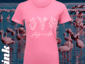 Stay Wild Flower Ladies T-Shirt