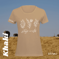 Stay Wild Flower Ladies T-Shirt