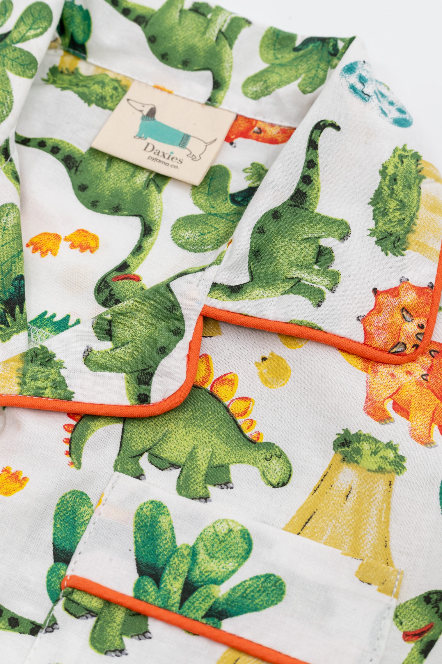 DAXIES BOYS DINO MITE SHIRT DETAIL 2 scaled | Local is Lekker ZA | African Gifts