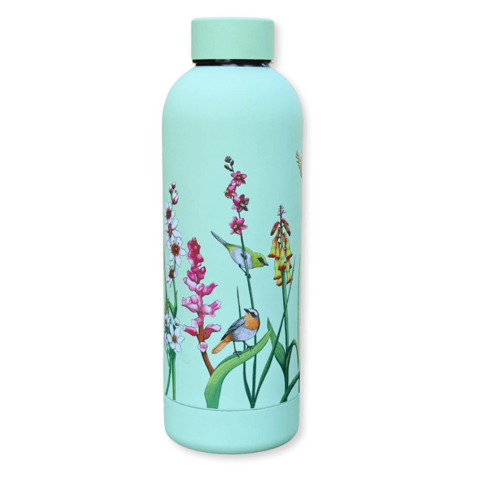 Cape Bulbs and Garden Birds CosyCore Flask