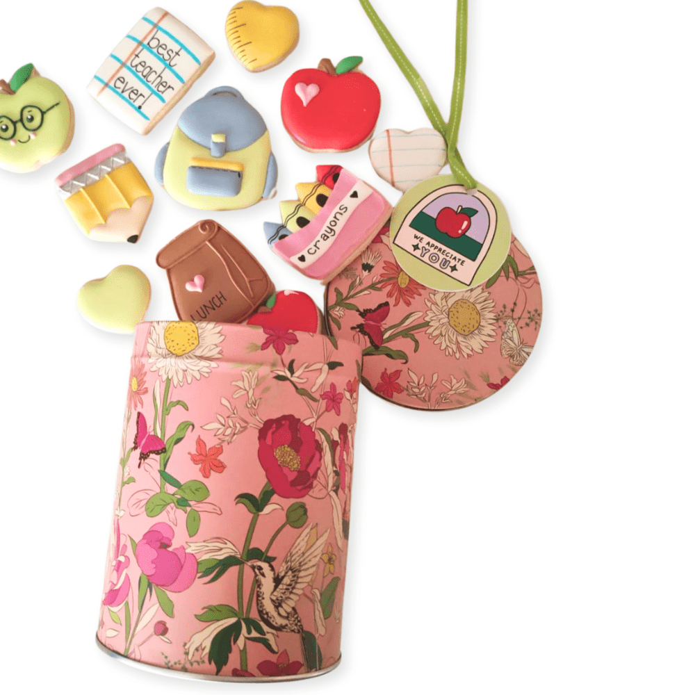 Teacher Appreciation Floral Tin