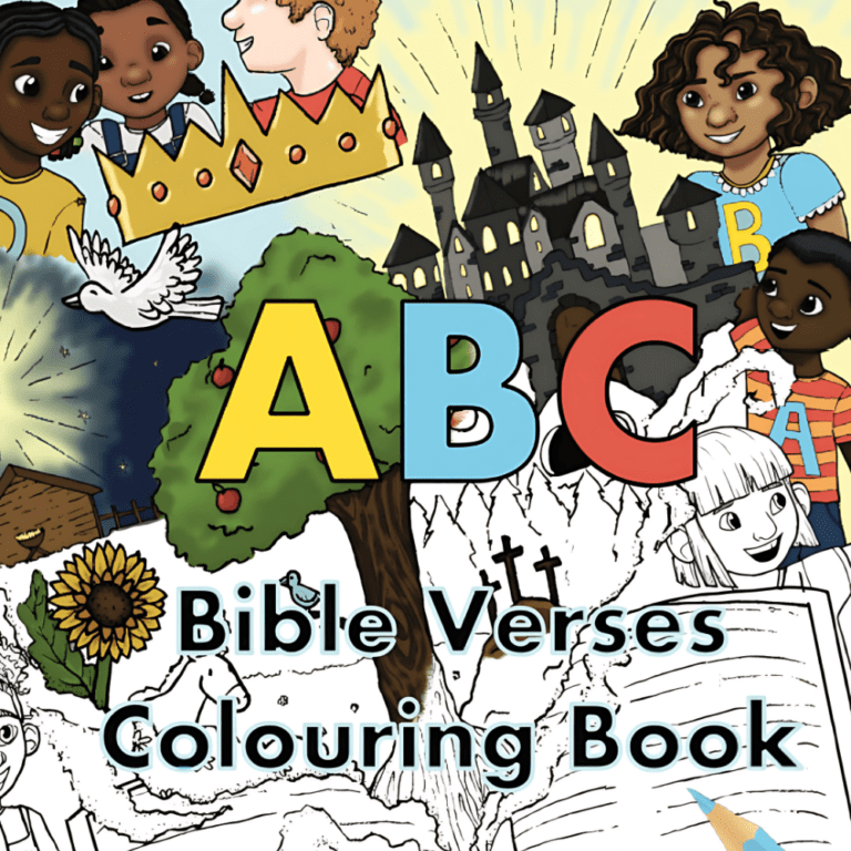 ABC Bible Verses Colouring Book