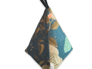 Navy Leaf Pyramid Doorstop 