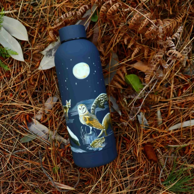 Nocturnal Wildlife CosyCore Flask | Local is Lekker ZA | African Gifts