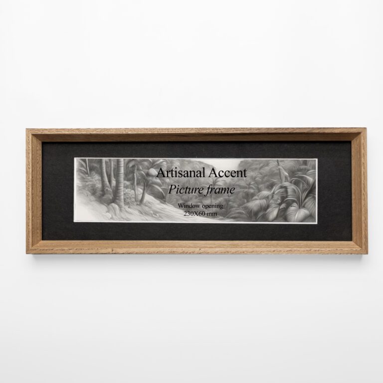 300 x 100mm Artisanal Accent Frame (Long) | Oak Collection