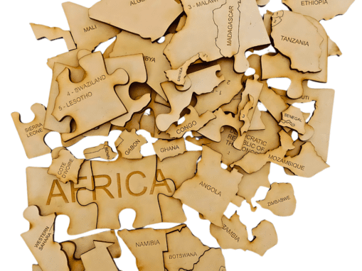 Africa Wooden Map Puzzle