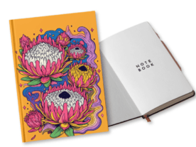 South African Protea Notebook