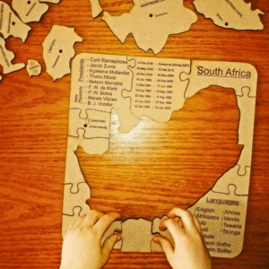 South Africa Wooden Map Puzzle