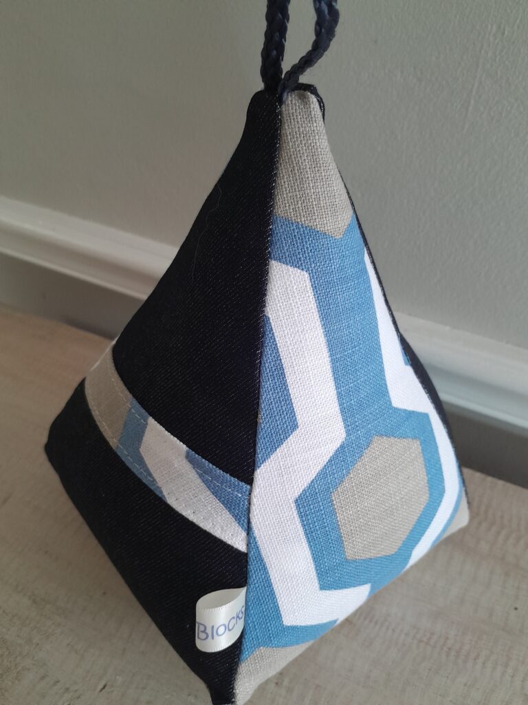 Geo Denim Pyramid Doorstop (Copy)