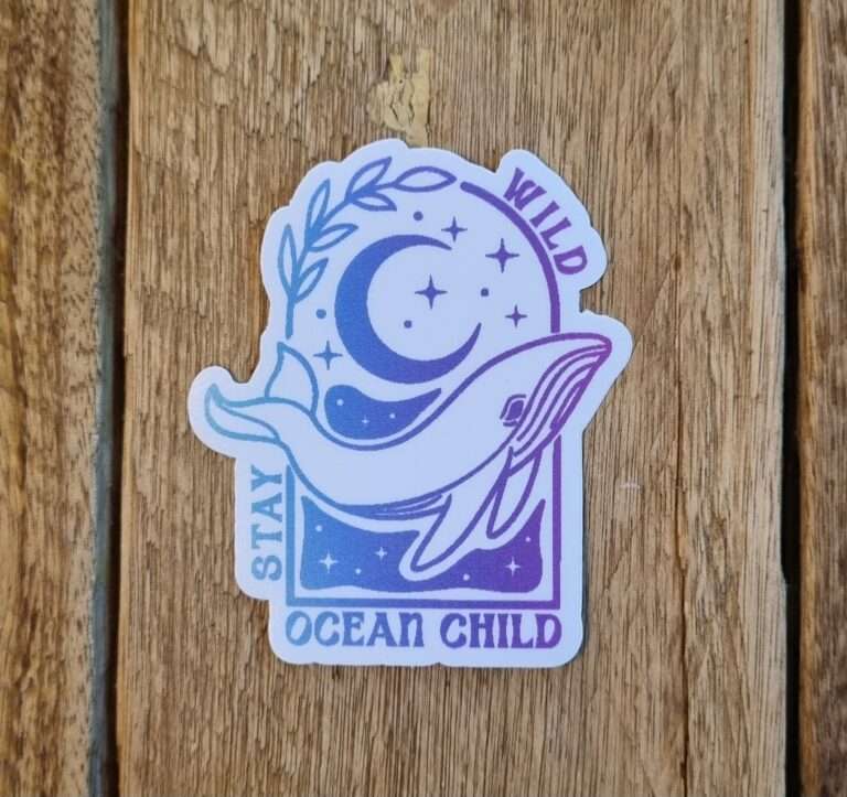 Stay Wild Ocean Child Sticker