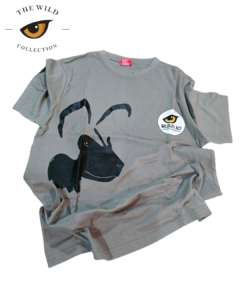 Ladies Wildlife Act Grey T